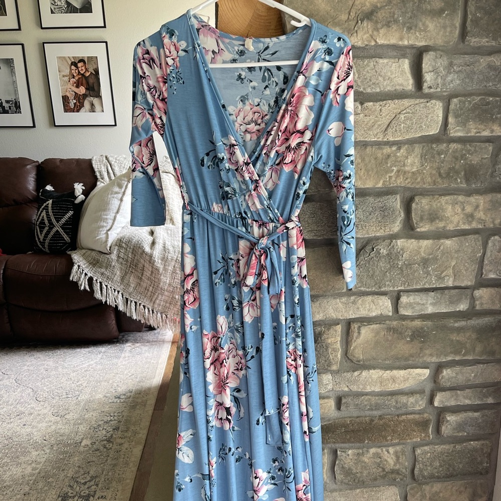 Pinkblush Maternity Floral Maxi Dress